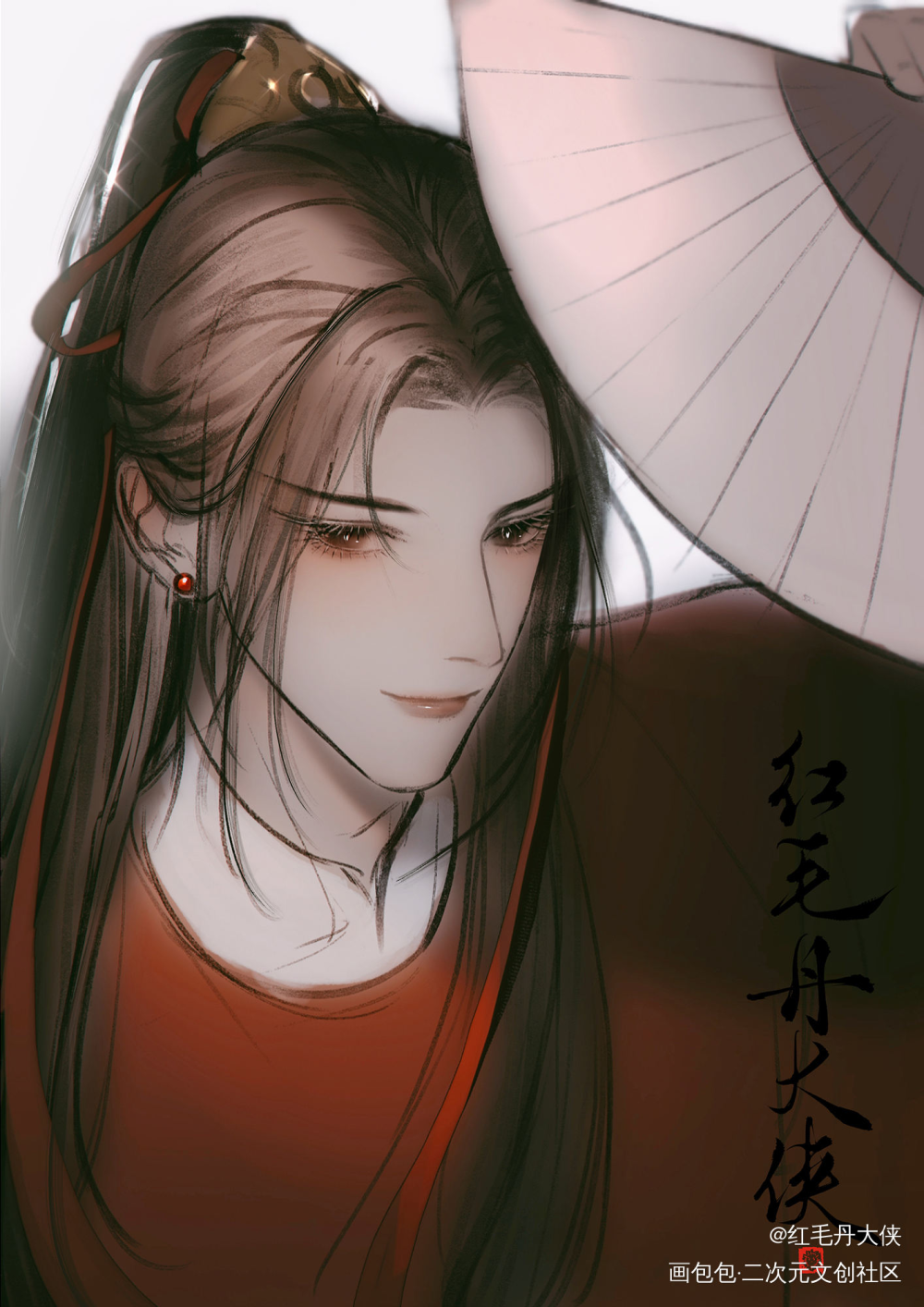 将进酒,沈兰舟_红毛丹大侠的绘画作品_画包包