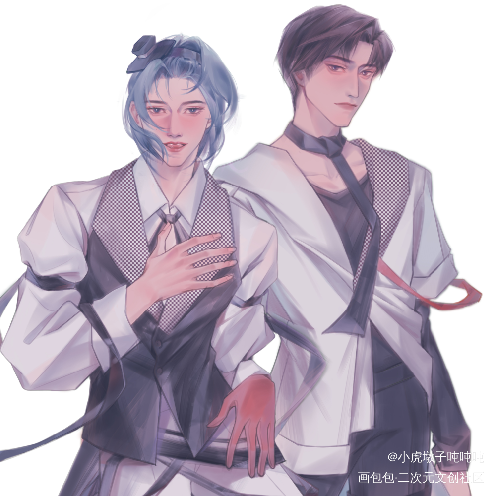 偶像企划的立绘_188男团洛羿温小辉绘画作品