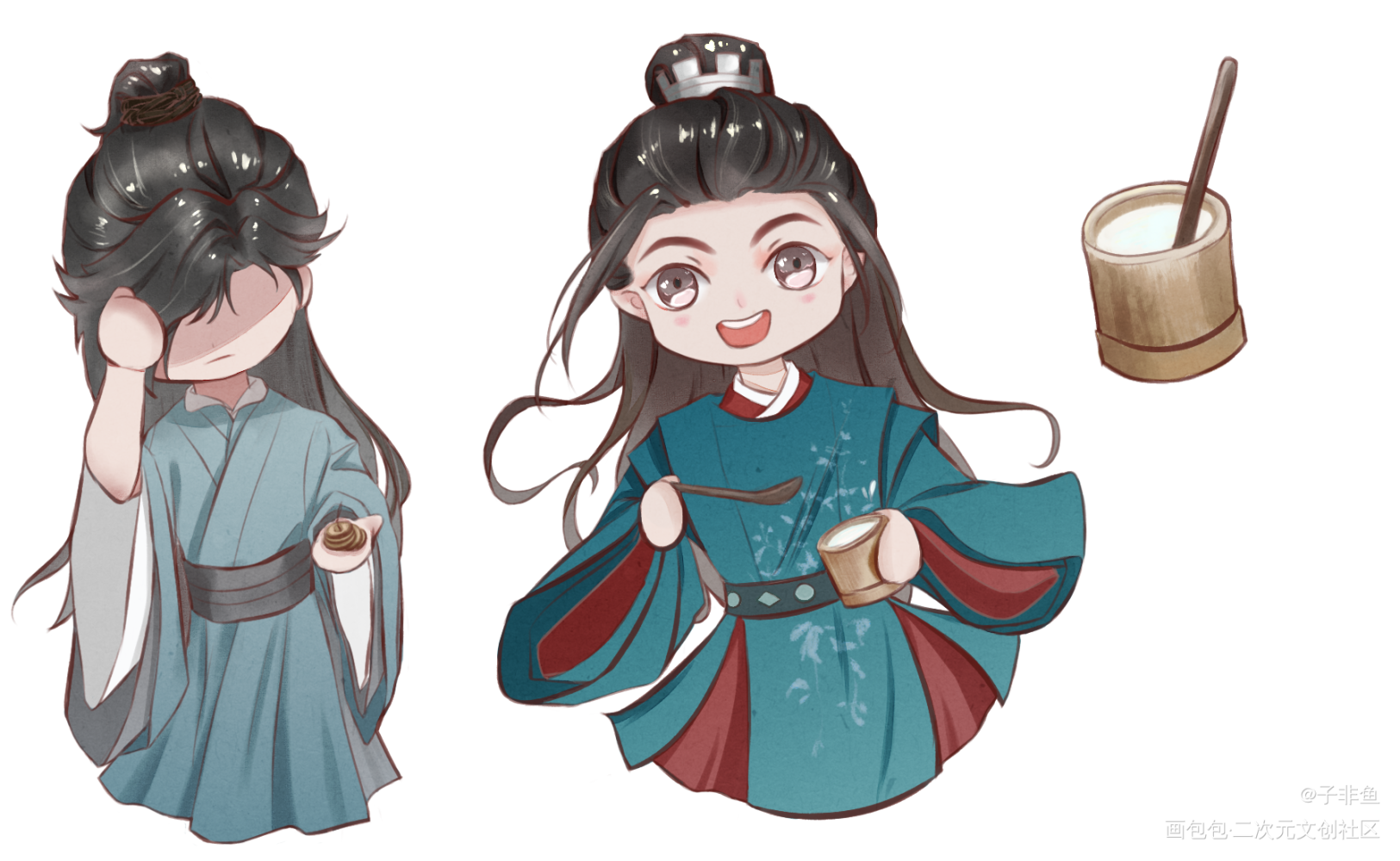 【山河令】浪浪钉_山河令浪浪钉温周剧版温客行·剧版周子舒日系q版我
