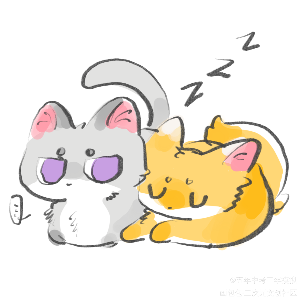 猫猫_凹凸世界瑞金金q版绘画作品