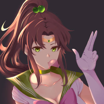 美少女战士木野真琴_美少女战士木野真琴平涂日系头像绘画作品