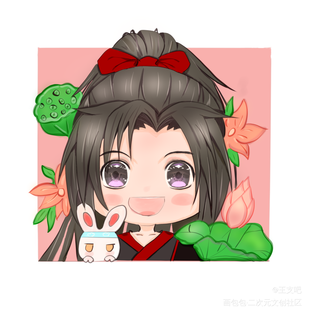 羡羡_魔道祖师忘羡q版绘画作品