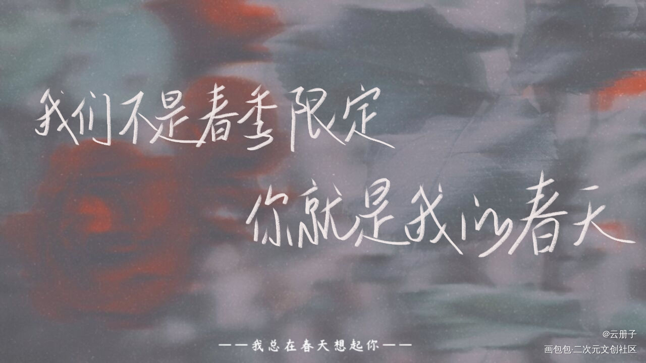 我总在春天想起你