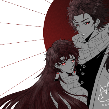 鬼灭之刃插画同人竹炭all炭绘画作品