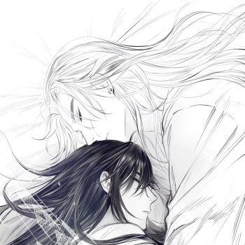 以前画的姜曦生贺_二哈和他的白猫师尊梅梅姜绘画作品
