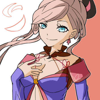 趁还没开学摸一张鱼_fgo手游武藏平涂我要上首推绘画作品