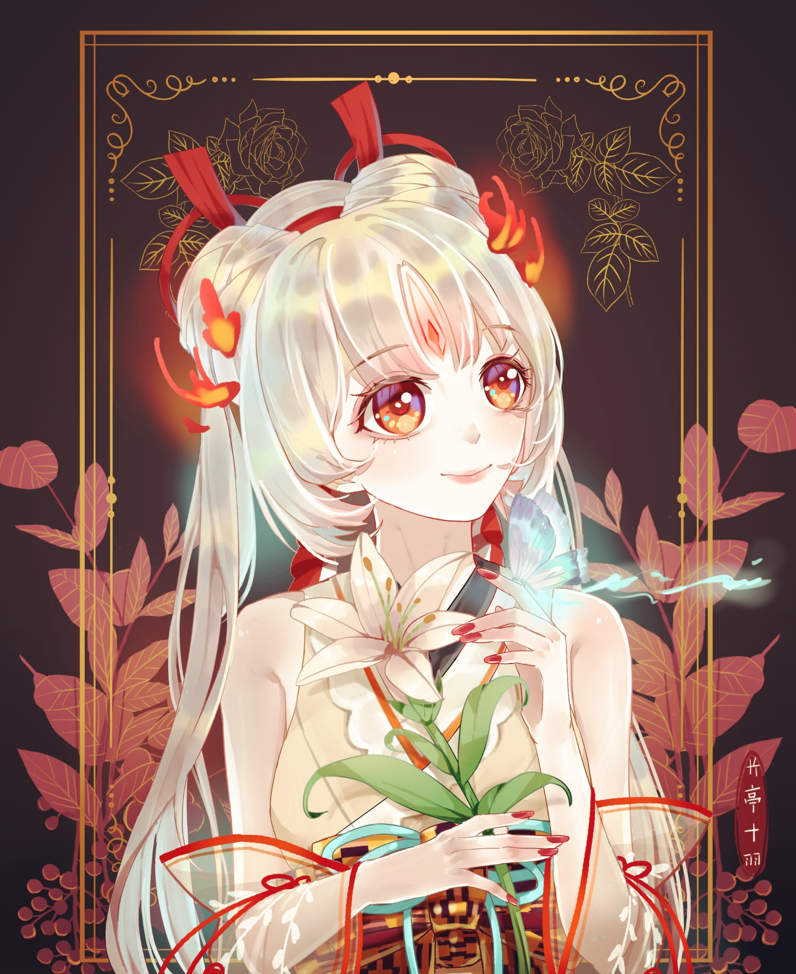 不知火原皮_阴阳师不知火平涂我要上首推插画同人绘画作品