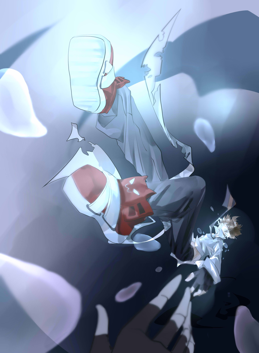 沉溺_凹凸世界安迷修平涂同人绘画作品