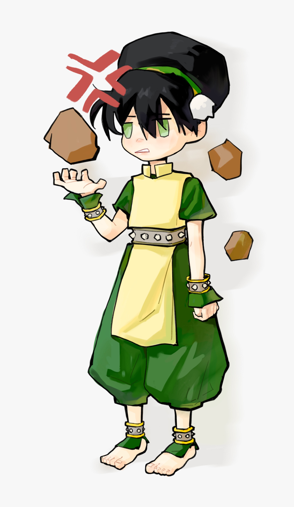 toph_降世神通toph平涂Q版绘画作品