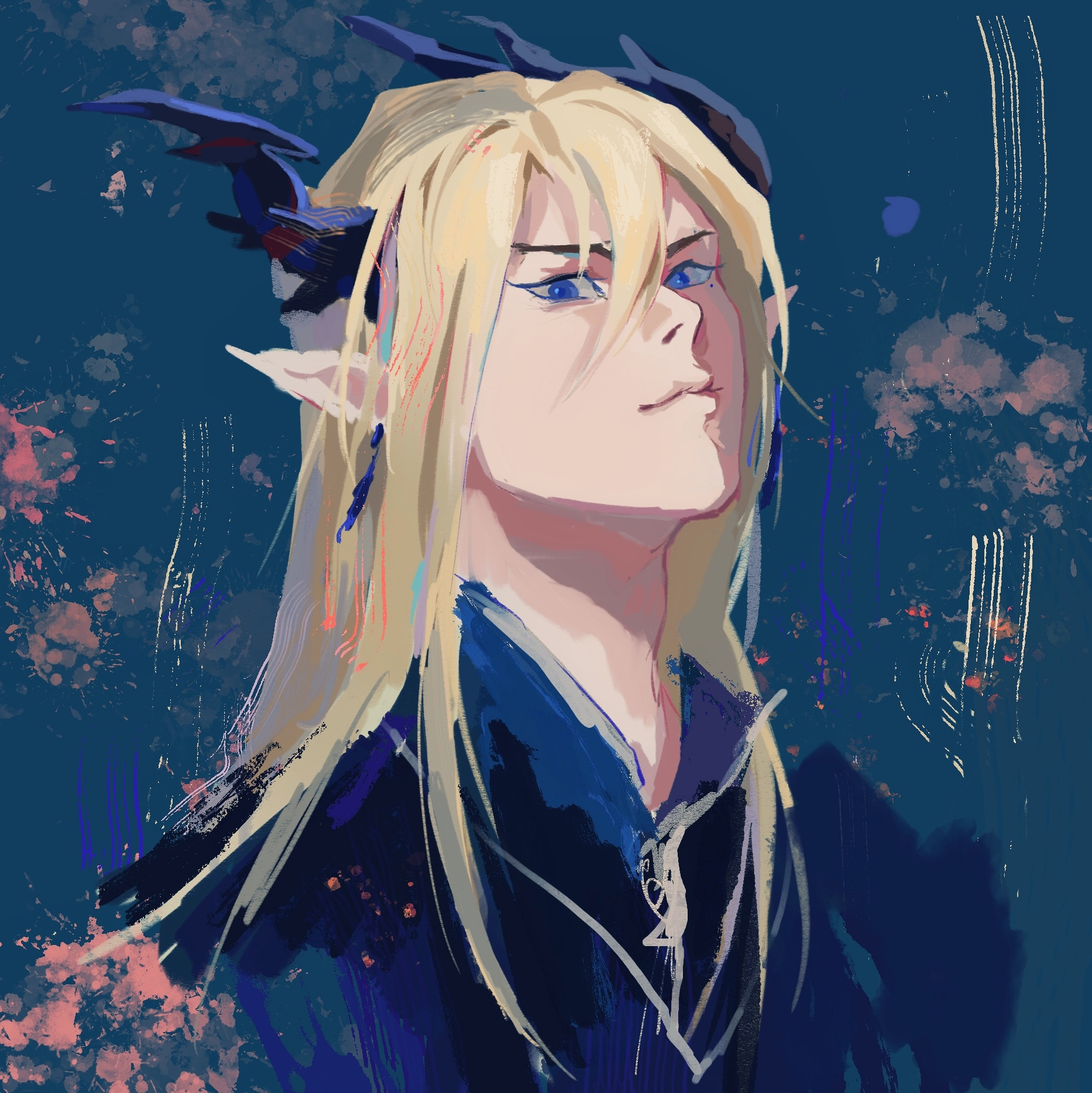 画了列表的oc_别人的oc半厚涂头像原创ococ绘画作品