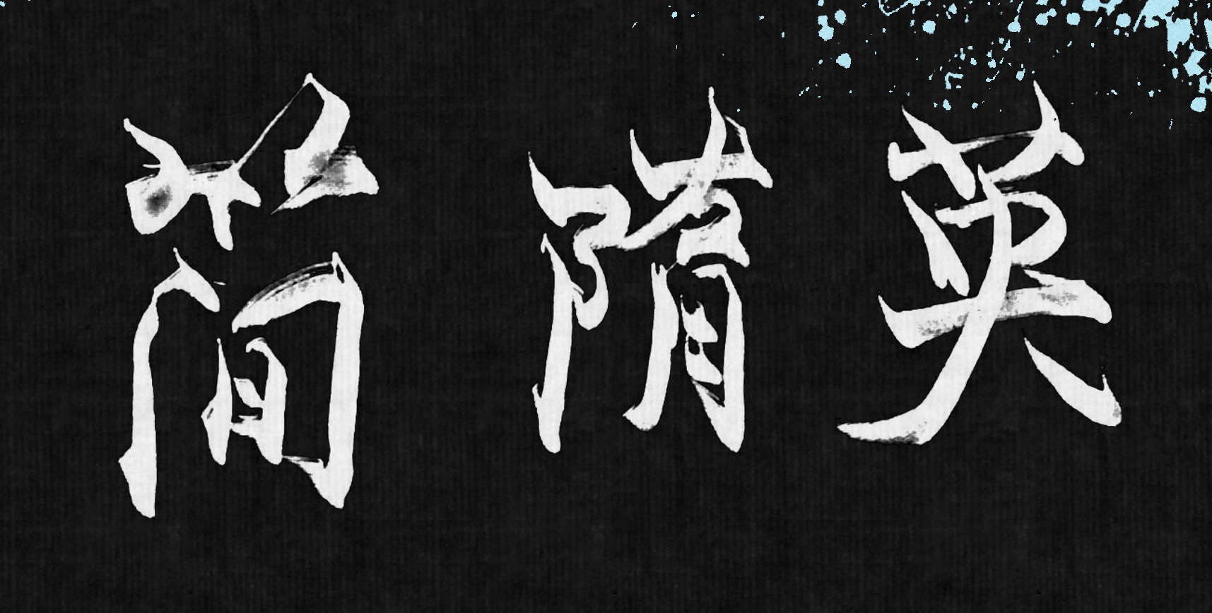 想都别想简隋英_你却爱着一个傻逼188男团简隋英字体设计绘画作品