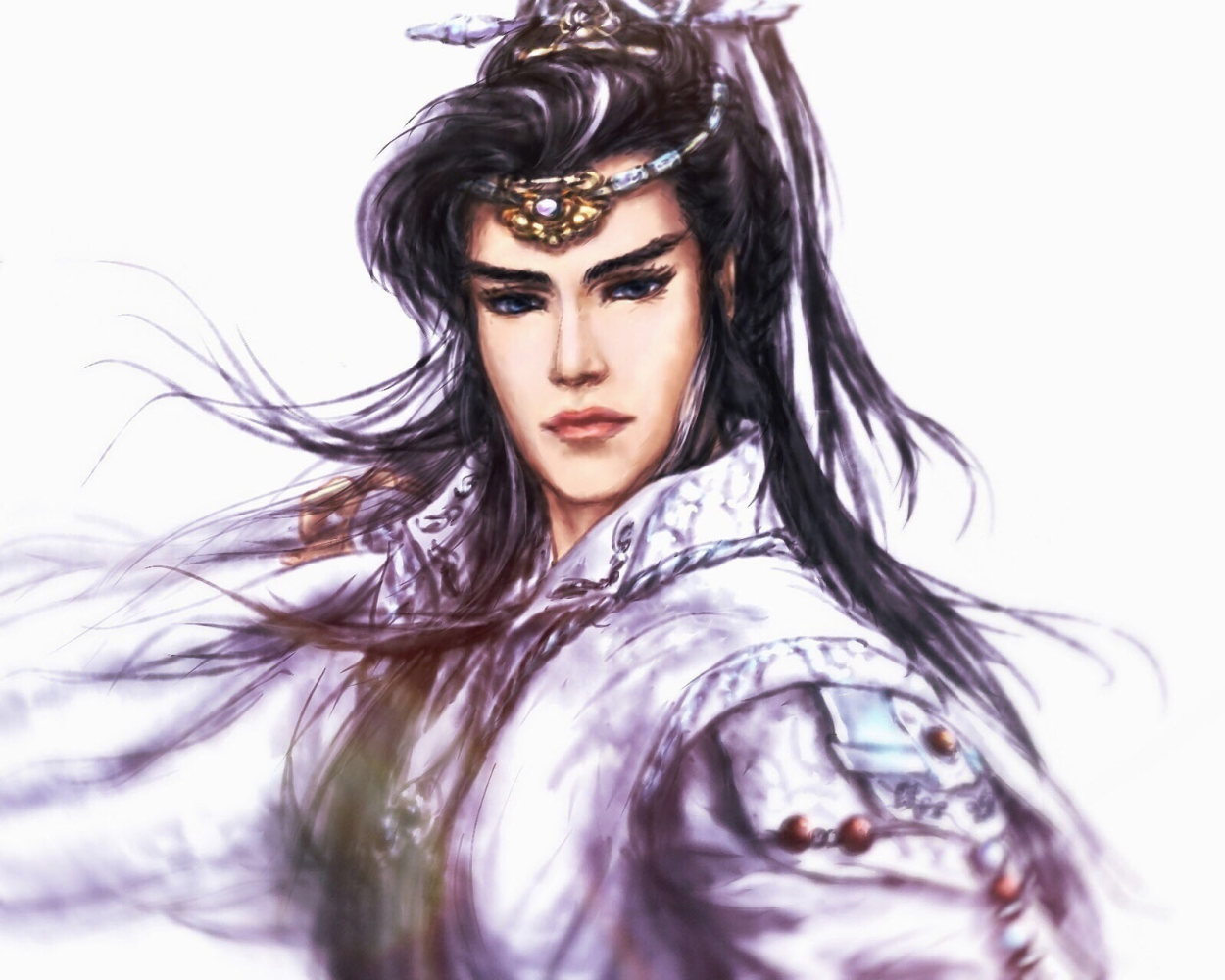 摸鱼-_金光布袋戏史艳文绘画作品
