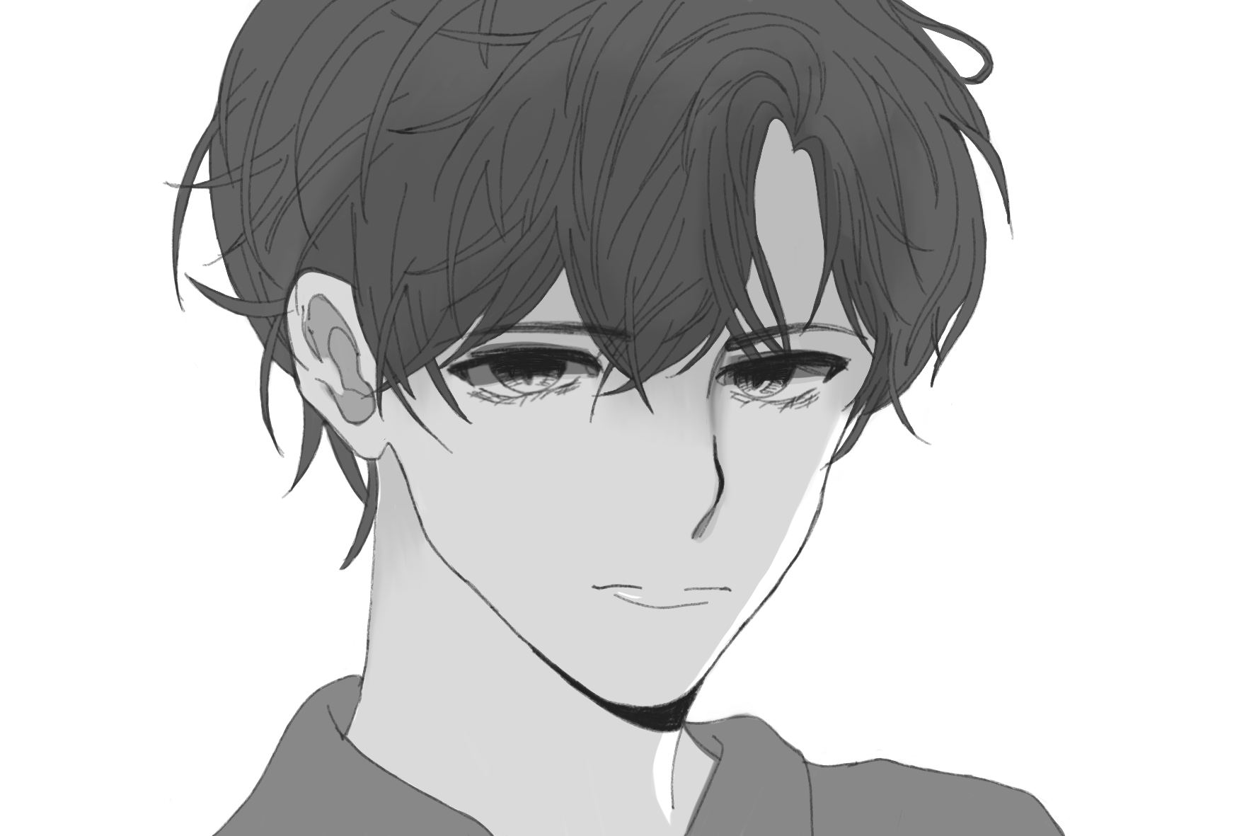 画个晏晏|･ω･｀)_职业替身188男团晏明修procreate水千丞绘画作品