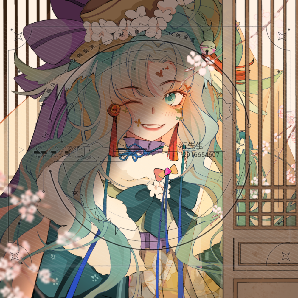 [自设]可可爱爱的女儿_平涂日系自设原创绘画作品
