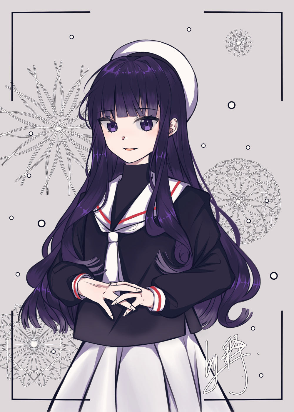 知世就是力量！_魔卡少女樱大道寺知世绘画作品