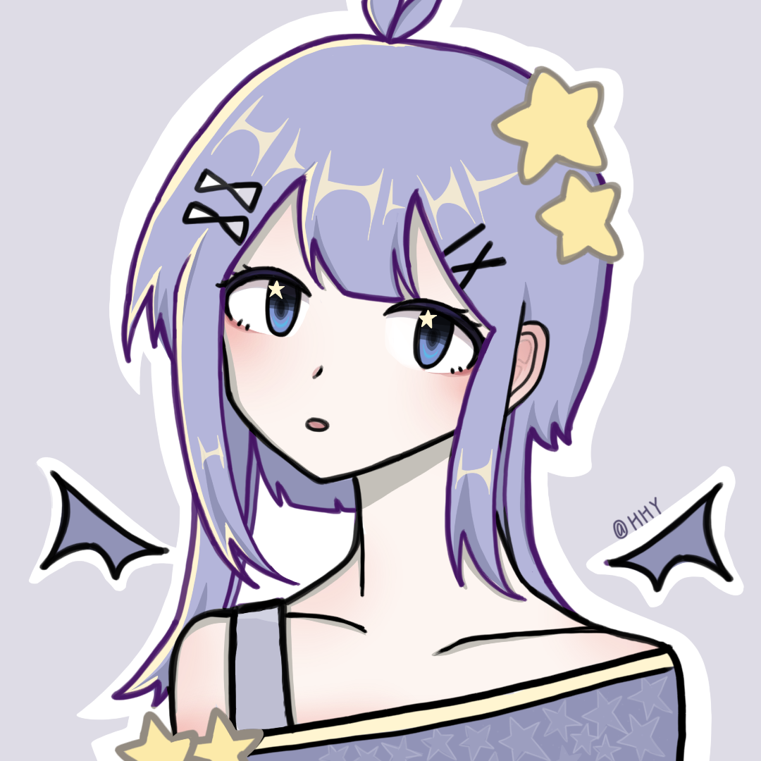 【星簌】_平涂同人二创oc绘画作品