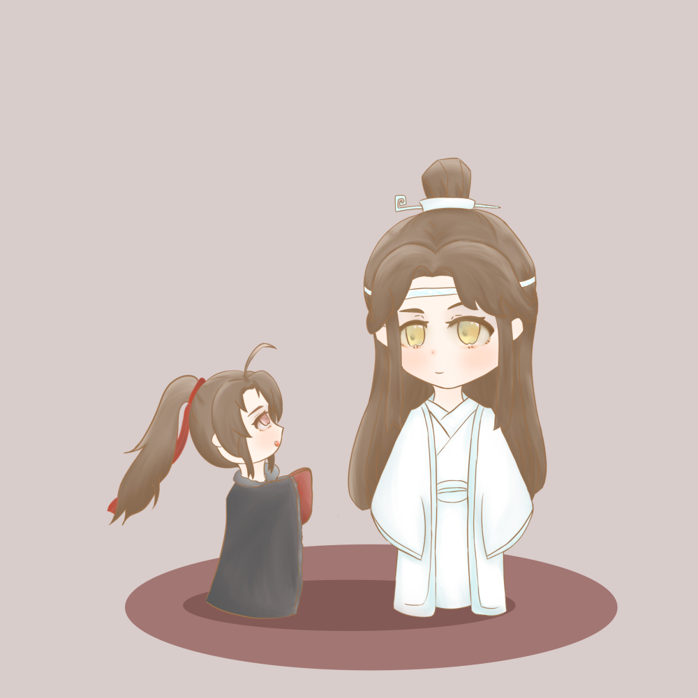 _魔道祖师忘羡绘画作品