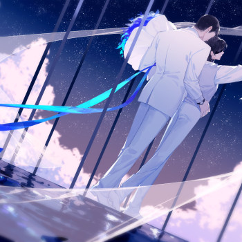 提灯看刺刀提灯看刺刀韩楚韩越楚慈韩越楚慈平涂日系插画同人绘画