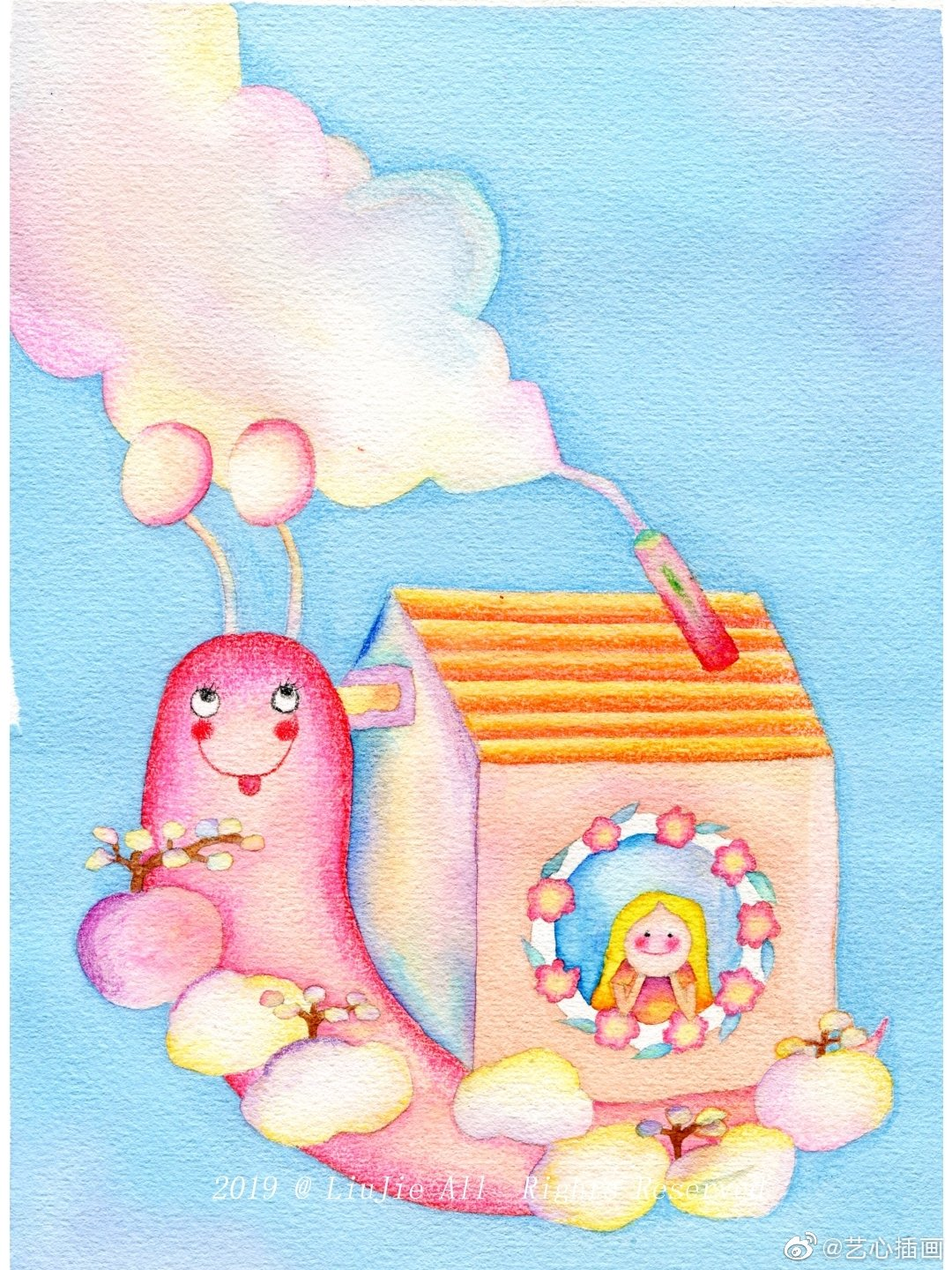 动物来啦！_原创绘画作品