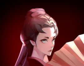 红蝶_绘画作品