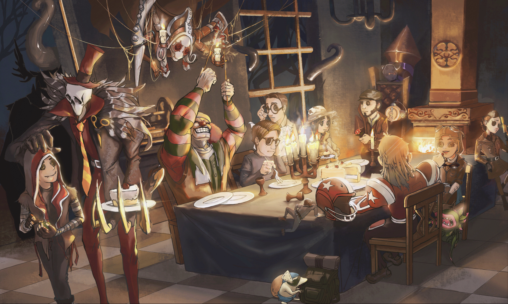 第五人格同人场景插画_第五人格绘画作品