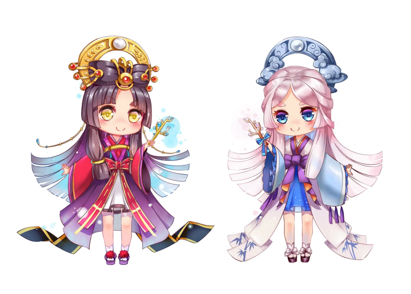 阴阳师同人_一目连Q版头像阴阳师手游绘画作品