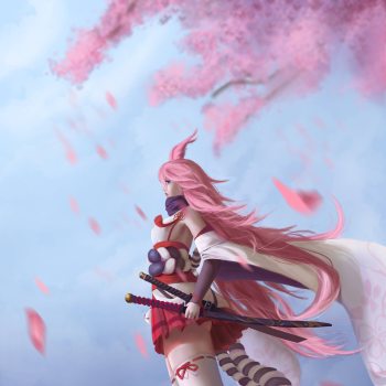 八重樱_崩坏学院3八重樱头像绘画作品