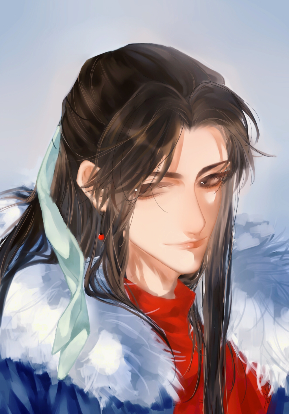 。_将进酒沈兰舟头像绘画作品