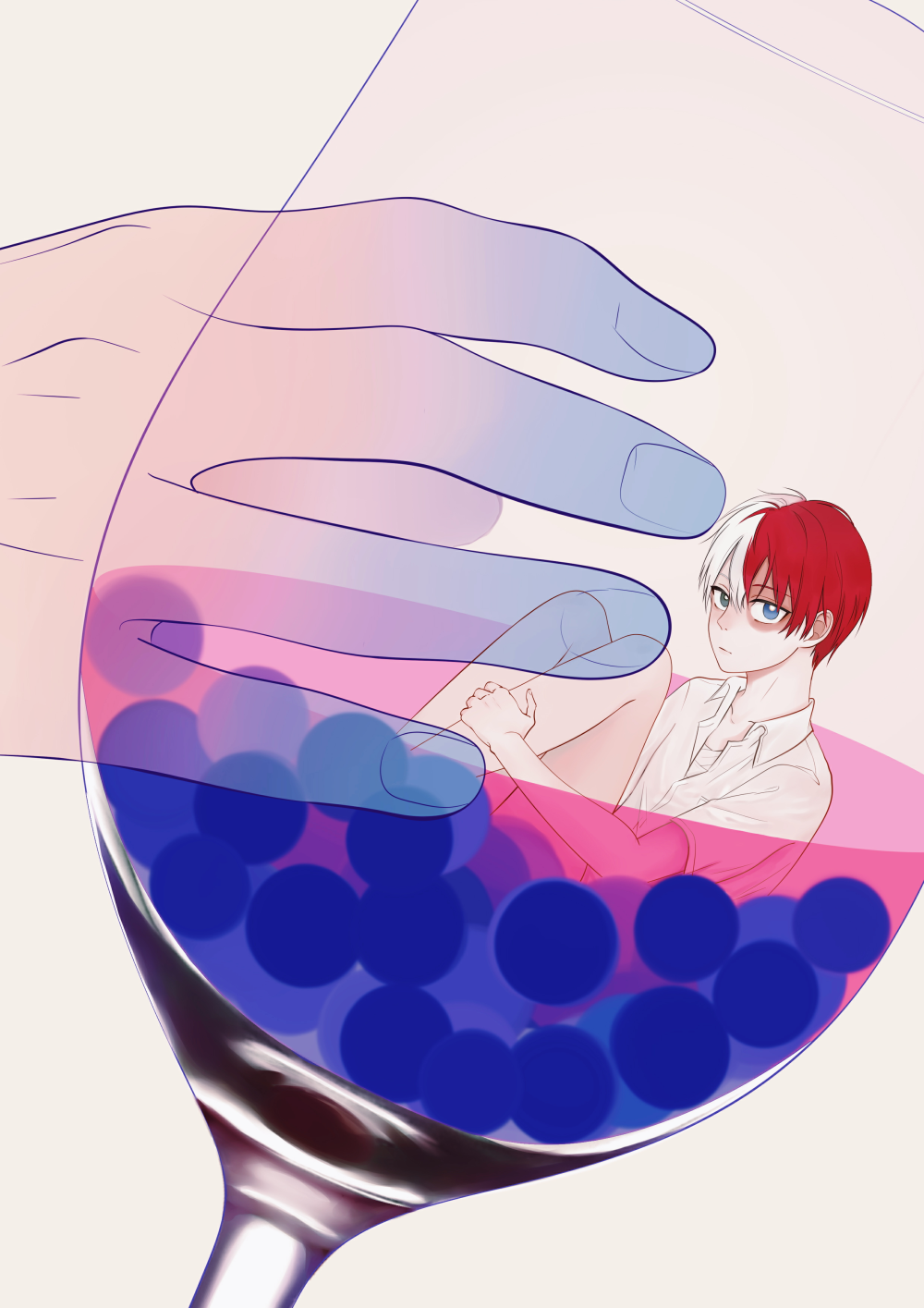 轰焦冻幼年_我的英雄学院轰焦冻绘画作品