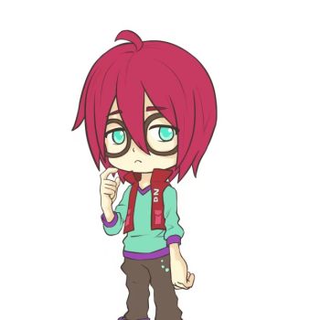 紫堂幻q版_凹凸世界紫堂幻q版头像绘画作品