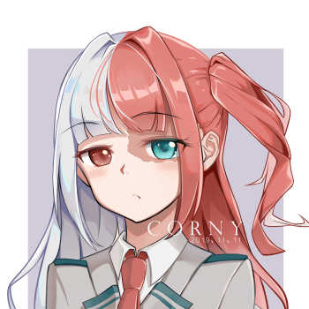 我的女英雄学院_我的英雄学院爆豪胜己轰焦冻性转头像绘画作品