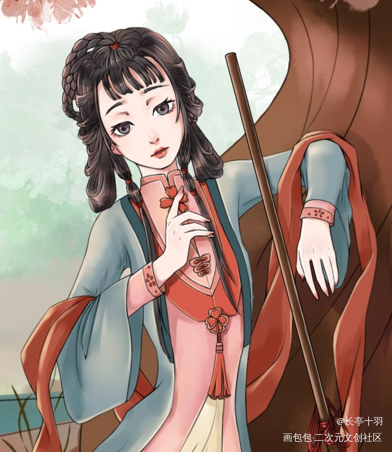 林黛玉_红楼梦林黛玉头像绘画作品