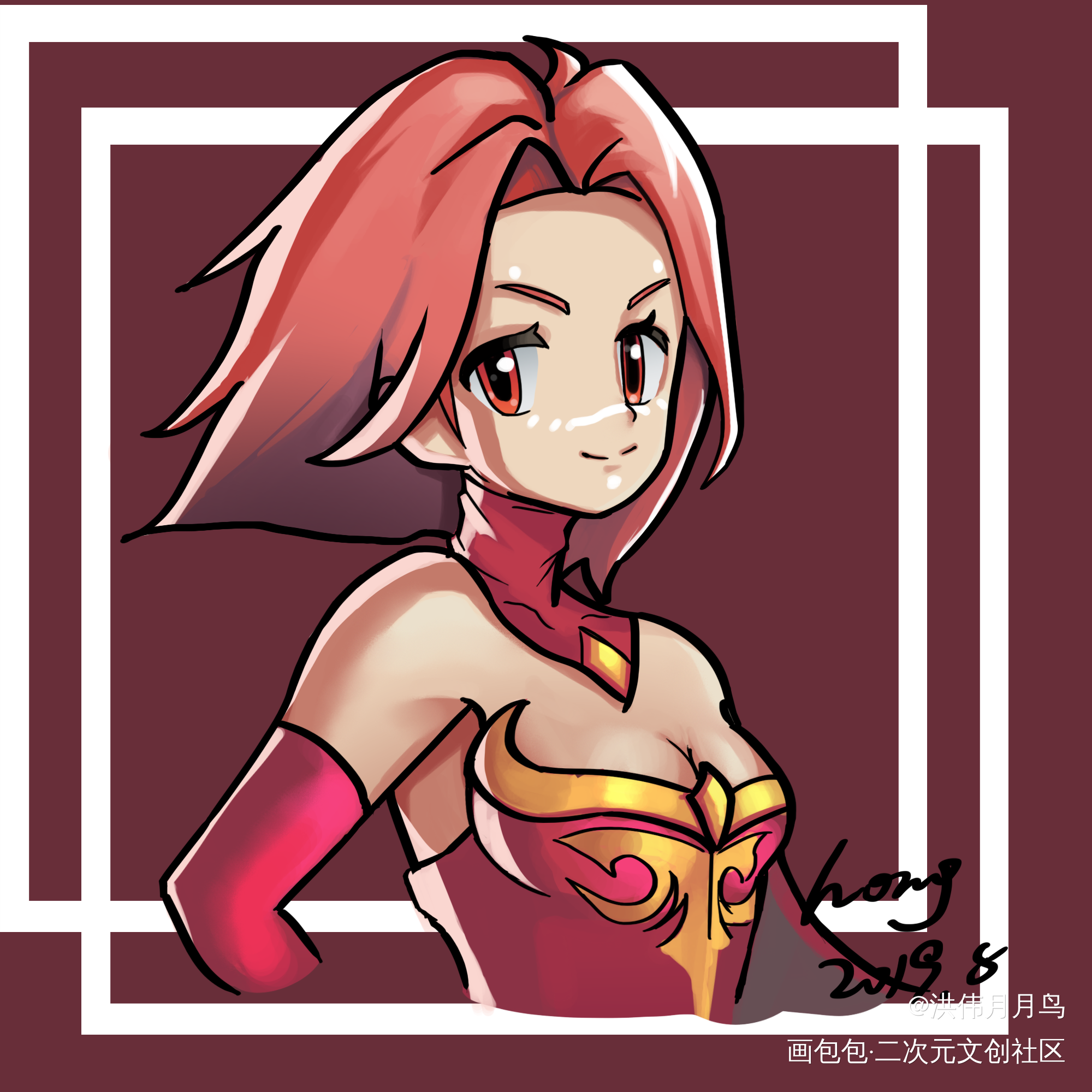 dota2同人头像_敌法师dota2绘画作品