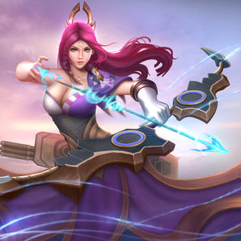 伽罗-经典皮肤-同人_王者荣耀伽罗头像绘画作品