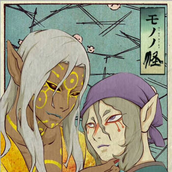 《怪化猫同人》_怪化猫卖药郎绘画作品