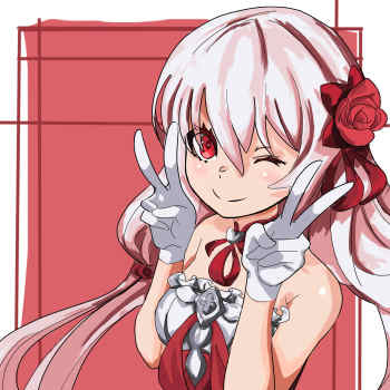 月下初拥同人_月下初拥崩坏三绘画作品