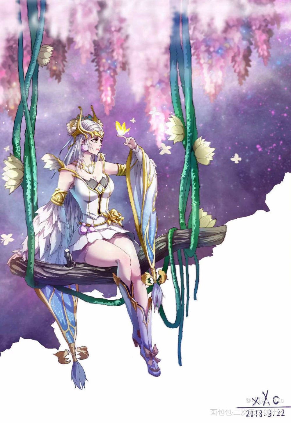 【王者/同人】貂蝉星元皮肤_王者荣耀貂蝉头像绘画作品