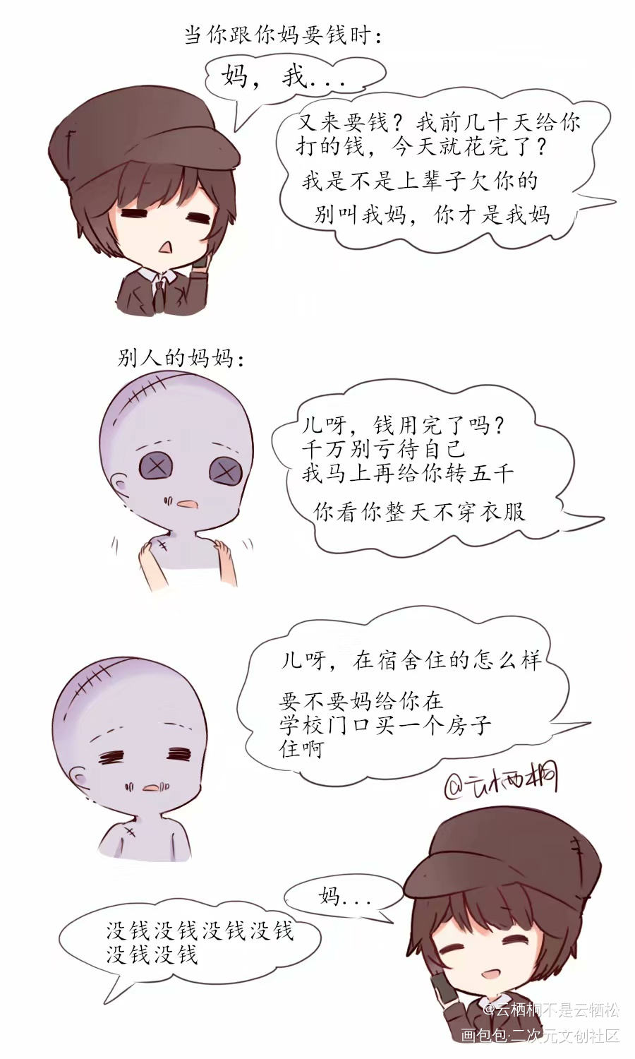 别人的妈妈vs你妈妈_第五人格条漫绘画作品