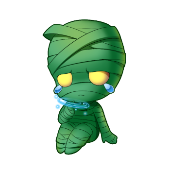 英雄联盟阿木木_英雄联盟q版哭泣木乃伊绷带绘画作品