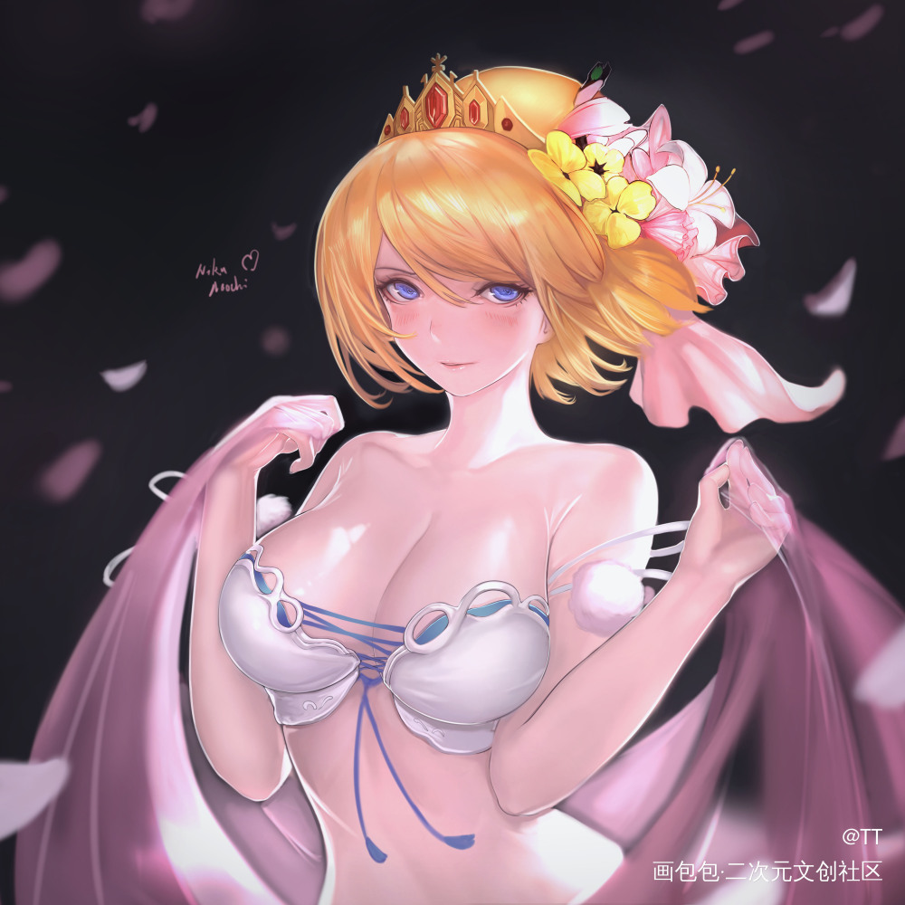 是欧罗巴。我画了欧罗巴。嗯_碧蓝幻想欧罗巴头像绘画作品