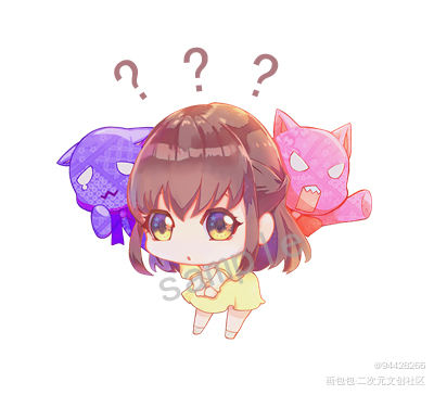 ？？？_水果篮子表情包绘画作品
