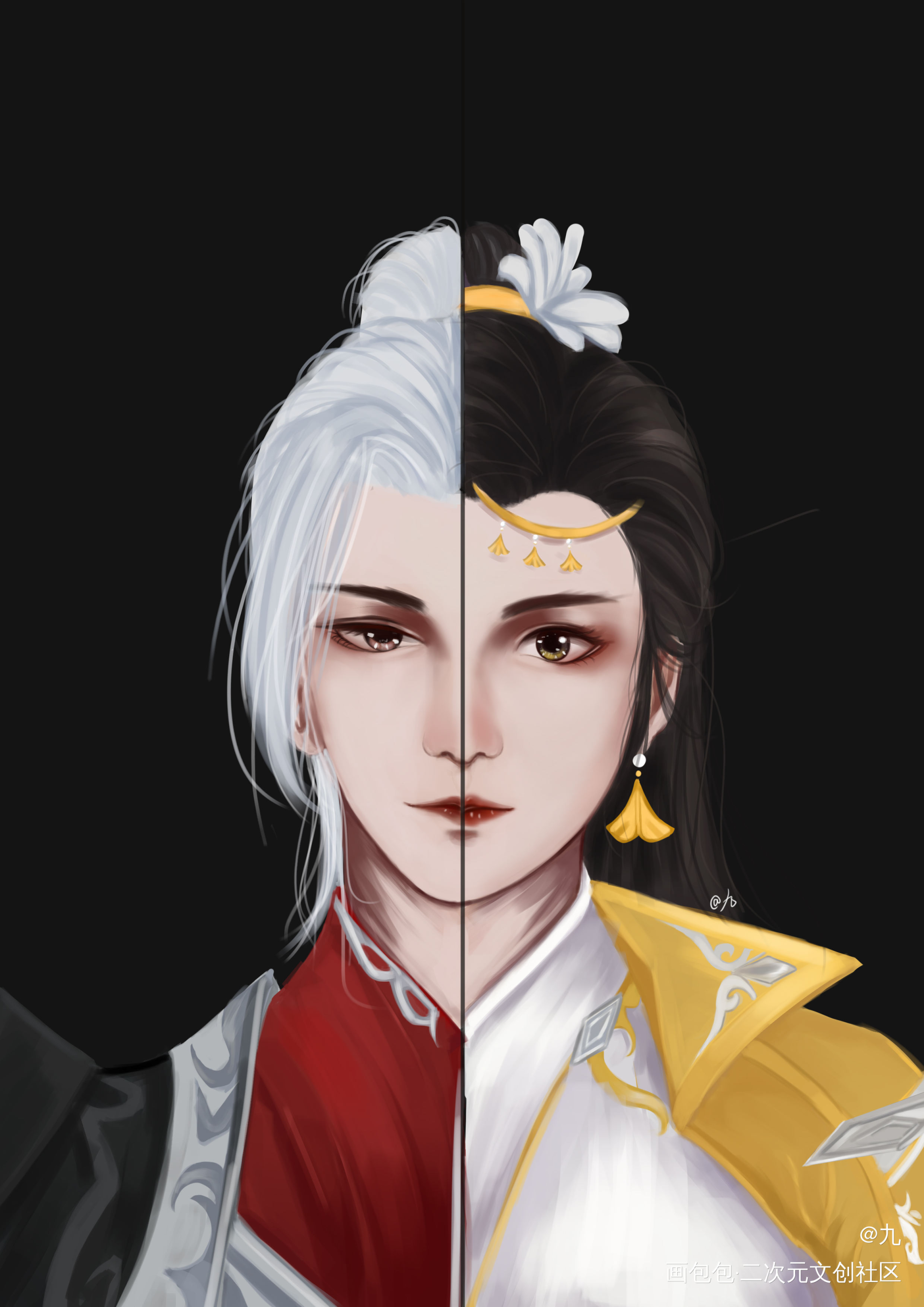 剑三   头像   厚涂_剑网3头像原创绘画作品