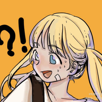 圣奈汗颜_成海圣奈日系头像表情包honeyworks绘画作品