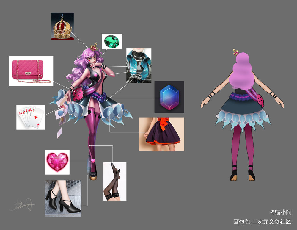 一些原画2_厚涂写实原画人设原创绘画作品