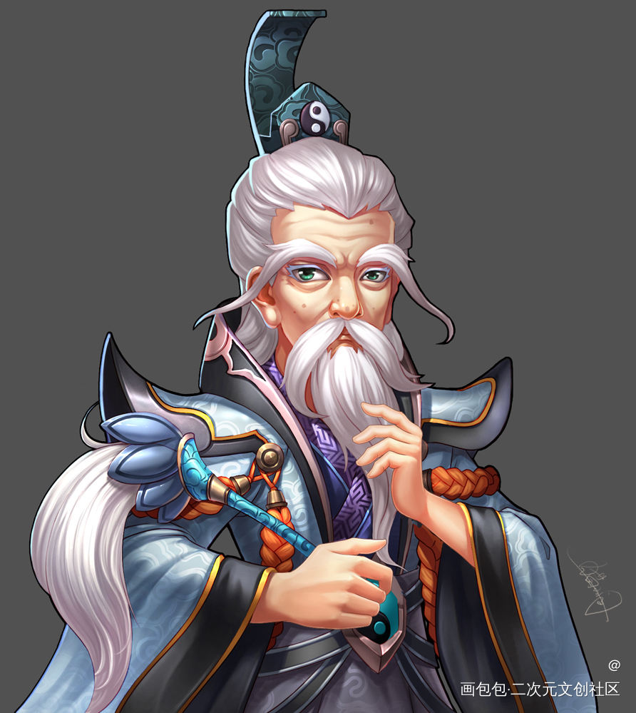 一些原画3_厚涂Q版原画角色设计原创绘画作品
