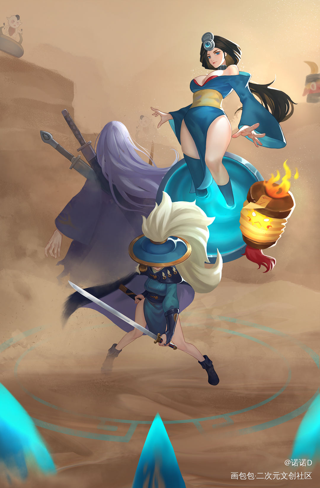神都夜行录_插画神都夜行录绘画作品
