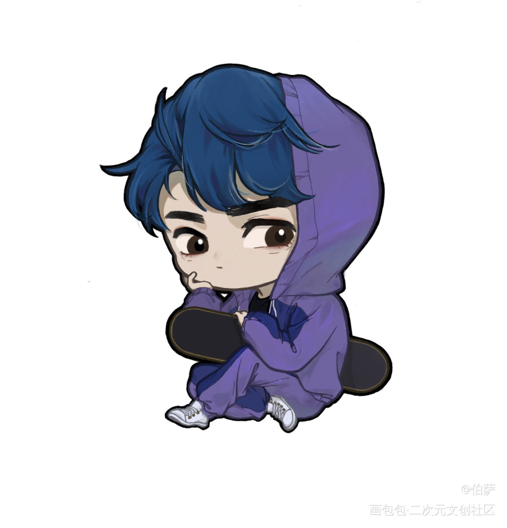q版耶啵_Q版王一博绘画作品