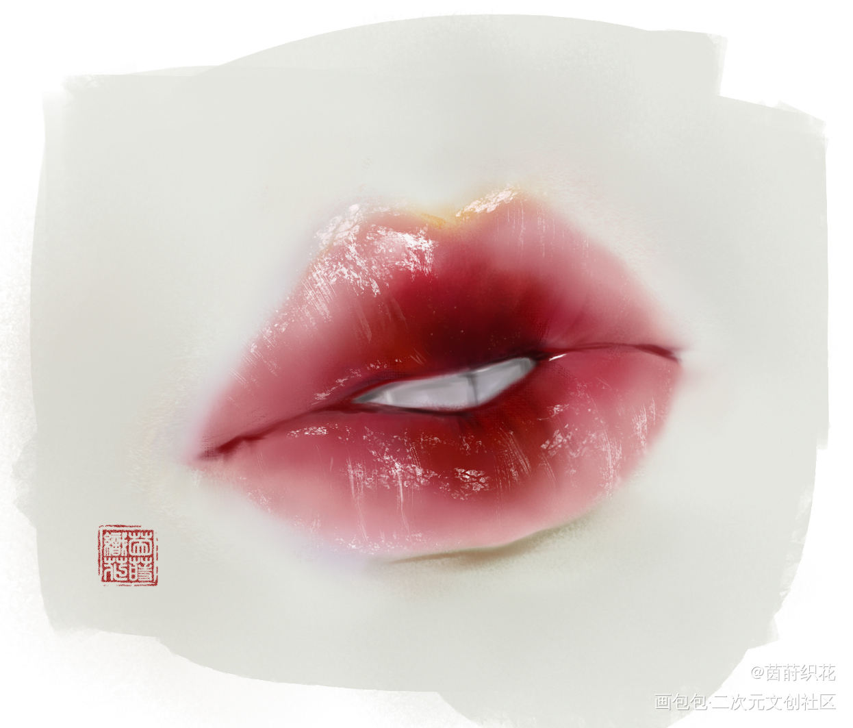 速涂练习有照片参考_厚涂求点评同人临摹绘画作品