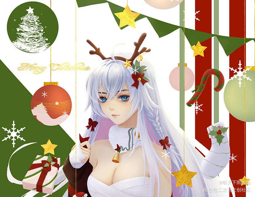 神楽七奈同人图_日系头像插画神楽七奈绘画作品