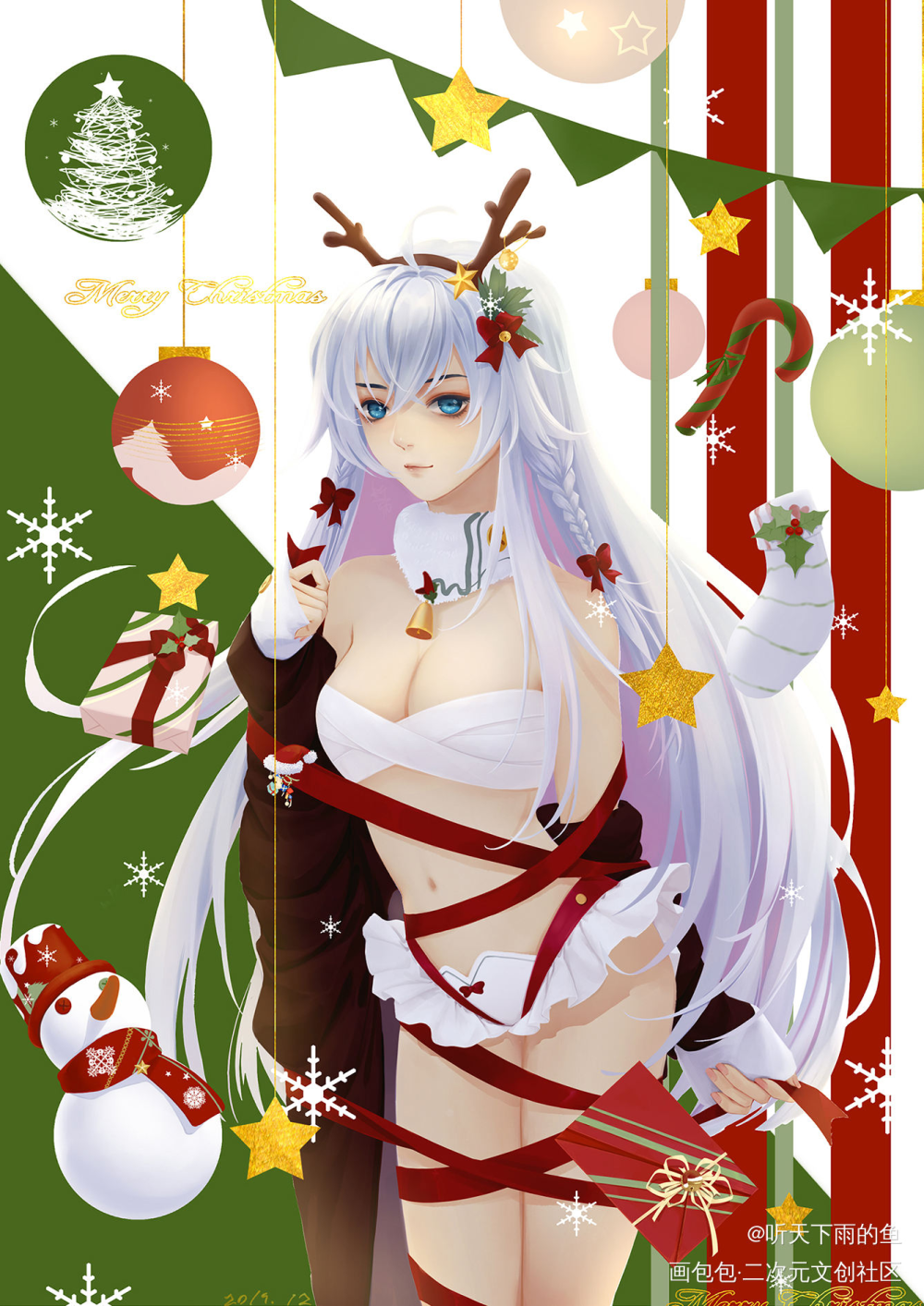 神楽七奈同人图_日系头像插画神楽七奈绘画作品
